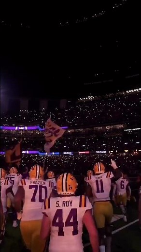 LSU’s entrance 🔥🔥