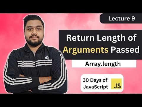 Return Length of Arguments Passed | Leetcode 2703 | 30 Days of JavaScript #leetcode #javascript