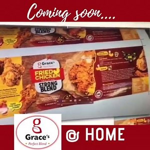 The colourful label for our new 1kg pack of our Strong Blend Chicken Breading being printed. | Grace's Perfect Blend