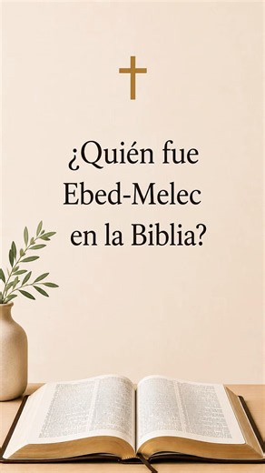 ¿Quién fue Ebed-Melec en la Biblia? #biblia #dios #shorts #Jeremías