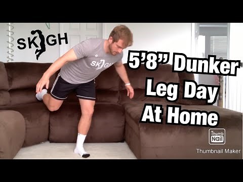 5'8" Dunker Workout Jump Higher At Home [NO EQUIPMENT]