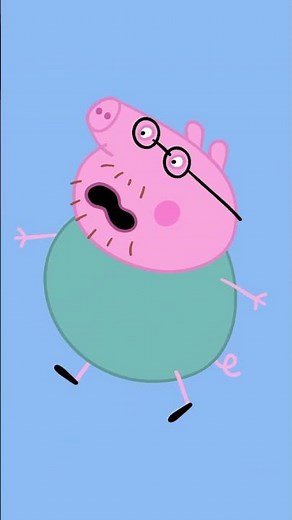 Daddy Pig Jumps Out of Plane! #PeppaPig #Shorts