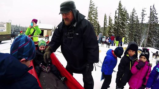 7.4K views · 71 reactions | Sled Dog rides are fun for the whole family! Watch along as a group of Kindergartners enjoy a one of a kind experience with the Oregon Trail of Dreams! || Shot with GoPro #gopro | Mt Bachelor | Facebook