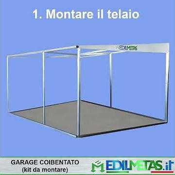 Prefabricated garage box insulated flatpack