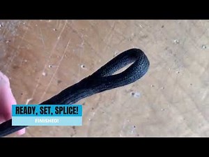 Rigging Workshop: Stripping and Re-covering Halyard + Covered Eye Splice