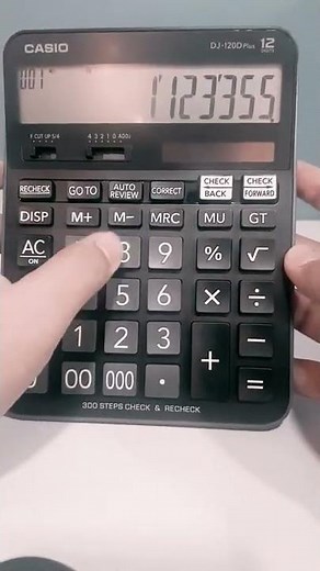 Casio Calculator DJ-120D PLUS