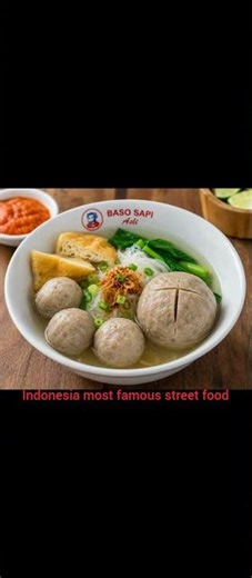 Indonesia famous street food