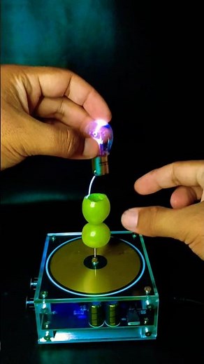 Lightning Power 😱💡⚡ #teslacoil #highvoltage #experiment #viralshorts