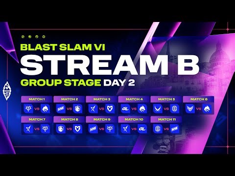 [B] BLAST Slam VI: Malta, Group Stage, Day 2 - Dota 2 LIVE