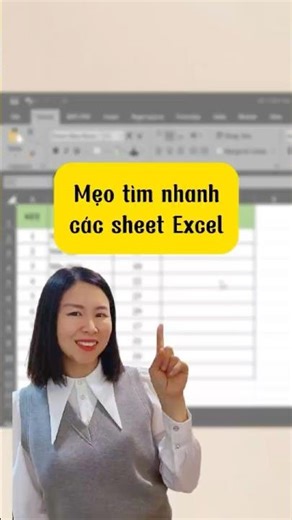Mẹo tìm nhanh các sheet Excel #nguyenthithuhuyen #excel #exceltips #viral #trending