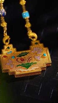Intangible Cultural Heritage Filigree Gold Lock｜A thousand-year-old craft