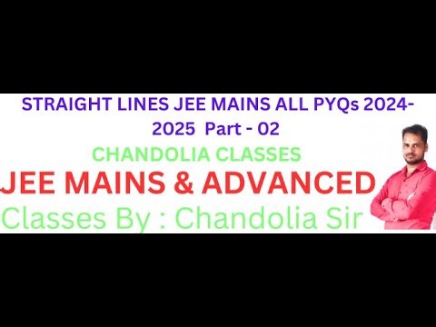 STRAIGHT LINES JEE MAINS ALL PYQS 2025