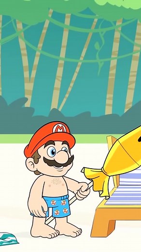 Dont EVER mess with Mario’s vacation! 🏖️ 😂| Mario VS Sonic #DEATHBATTLE #nintendo #sega