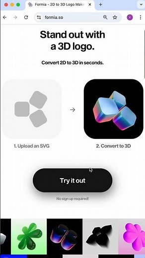 Create Stunning 3D Logos with AI – Free & Easy! 🤯 #aitools #shorts