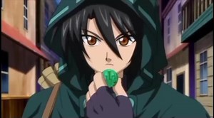 Shun Kazami en el mundo de Bakugan
