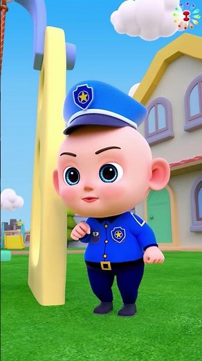 Baby Police Officer Chase Thief Song | #Shorts