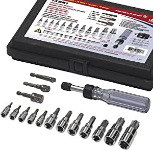 Malco TXSK1 Torx Socket Set, 16-Piece
