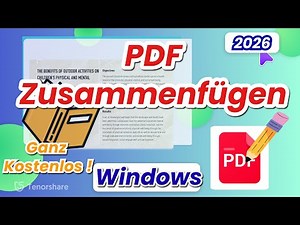 Mehrere PDF zusammenfügen Windows | einfache Anleitung 2026