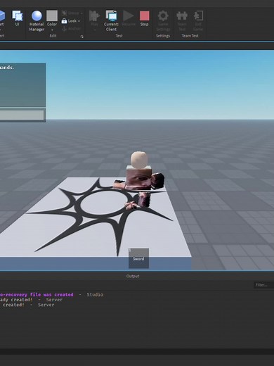 Cómo hacer una espada con animación en Roblox