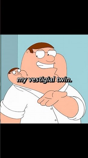 Peter got a vestigial twin...😨