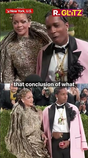 Rihanna Wows Met Gala 2026 in Extravagant Beaded Gown with A$AP Rocky