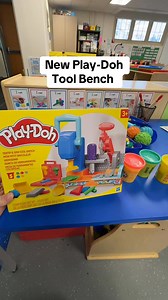 8.8K views · 26 reactions | Check out this new Play-Doh tool bench I got from Amazon! I added it to our Play-Doh center during our community helpers unit, and the kids love pretending they’re little fix-it pros. You can find it—plus other recommended Playdough materials—in my Amazon list here: Playdough Materials from PreschoolVibes. | Preschool Vibes | Facebook