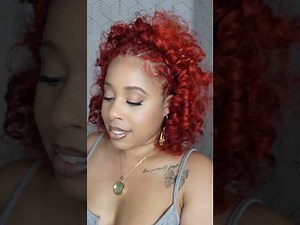 Perm rod set on natural hair! #naturalhair #curlyhairstyles #naturalhairstyles