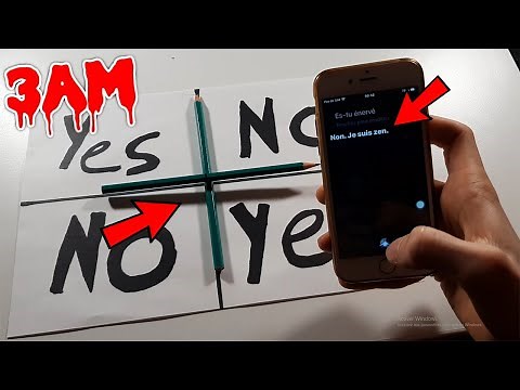 NE JAMAIS FAIRE LE CHARLIE CHARLIE CHALLENGE EN PARLANT à SIRI à 3H DU MATIN !
