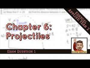 Projectiles 5 • Extra exam question • Mech2 Ex6Mixed • 🎲