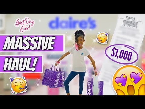 Claires Shopping Spree Haul: The Ultimate Must-Haves
