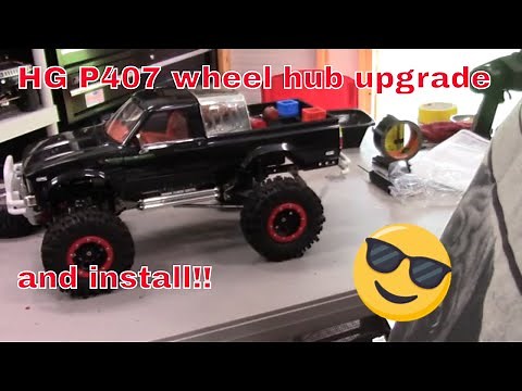 HG P407 Wheel hub adapters and install