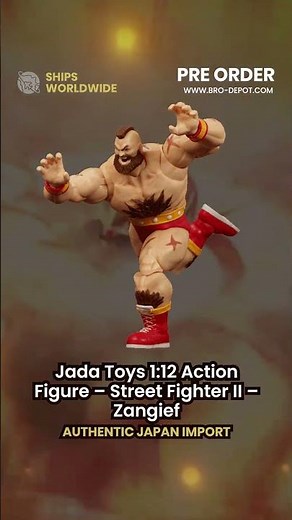 Jada Toys 1:12 Action Figure – Street Fighter II – Zangief