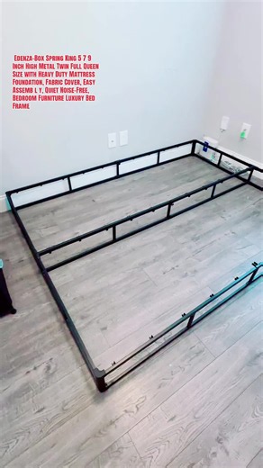 Box Spring King 5, 7, 9 Inch High Metal Foundation for Twin–Queen