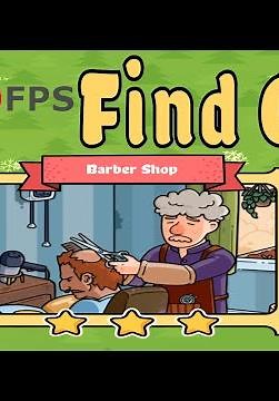 Find Out Hidden Object: Barber Shop / All Stars , iOS/Android Walkthrough