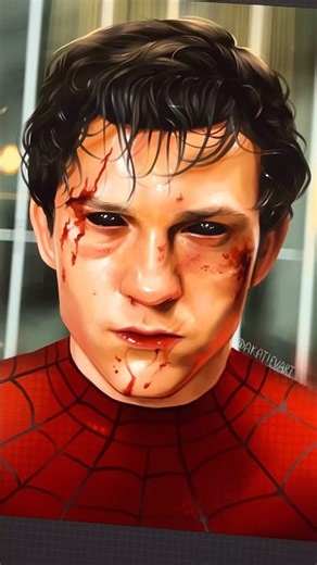 Eyes tutorial 👀 Peter Parker fan art ♡ #spidermanbrandnewday #tomholland #digitalart