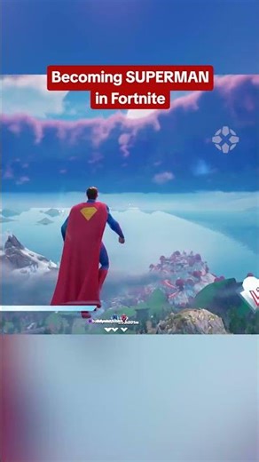 What it's like to turn into Superman in Fortnite