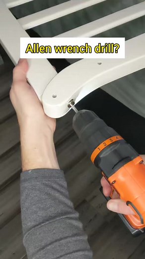 cut off the #allenwrench so much faster in a #drill #blackanddecker #diytip #allenkey #hexkey #toolhack | Revive Home Tips
