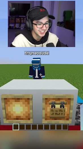 Minecraft Guess The Block🤔SIGNS VS tinymacdude #minecraft #shorts #minecraftshorts