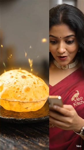 World Map to Round Roti! 🌍➡️🌕 Davara Hack! #Shorts #VeoKitchen