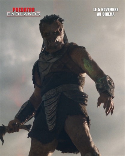 Un nouvelle génération de Predator chasse pour l’honneur, pour la survie, pour le pouvoir ! Predator: Badlands, par le réalisateur de Prey, le 5 novembre au cinéma. Collaboration commerciale 20th Century Studios | JV