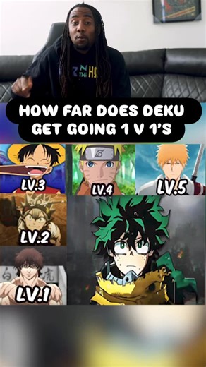 THE MANIAC 🤪! on Instagram: "How far does deku get going 1 V 1? . . . . . . #anime #myheroacademia #baki #blackclover #onepiece #naruto #bleach"
