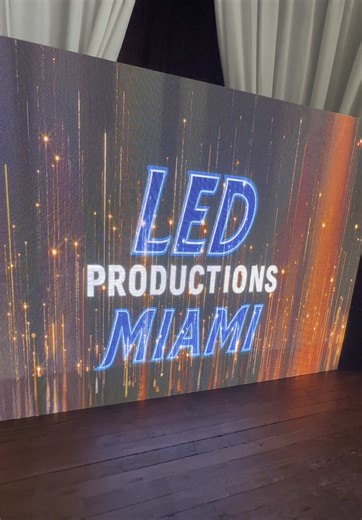 LED Screen Setup for Elegant Wedding Expo