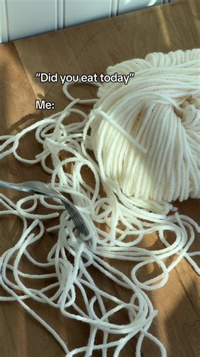 Serving looks, one project at a time 🧵🔥 #universalyarn #yarn #relatable #knitting #crochet