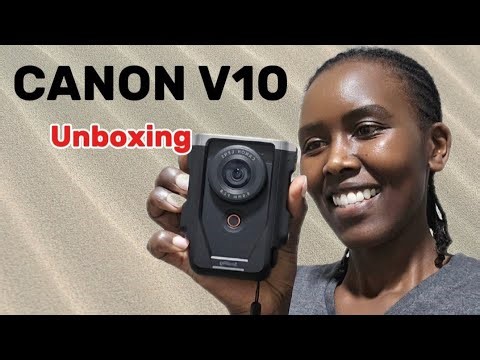 Canon V10 Unboxing- My First Vlogging Camera! What Is Inside?