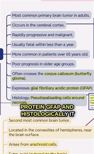 Brain Tumor Types | #mbbs #medicaleducation