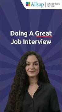 Doing A Great Job Interview