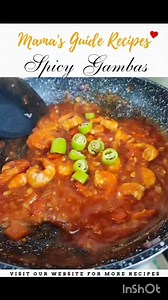 8.7K views · 15 reactions | Spicy Gambas Recipe  Tap To Get Recipe: https://www.mamasguiderecipes.com/2017/07/06/shrimp-gambas/ #MamasGuideRecipes #foryouシ #fyp #friends #trending #comments #highlightseveryone #highlights #foodie #foryoupage #recipe #viralpost2024 #fbreelsfypシ゚ | Mama's Guide Recipes | Facebook