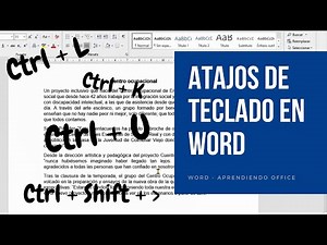 21 ATAJOS DE TECLADO para Word 🥰 | Aprendiendo Office