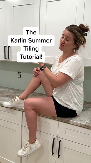 DIY Tiling Tutorial for Kitchen Backsplash