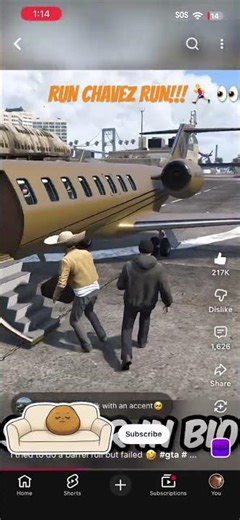 WHEN STEALING A PLANE GOES WRONG?!! 👀 😱 #gta #gtasanandreas #gta5 #gta6 #gta6leaks #nintendoswitch